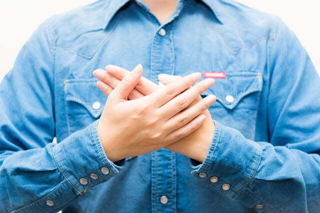 ストレスをためない男性