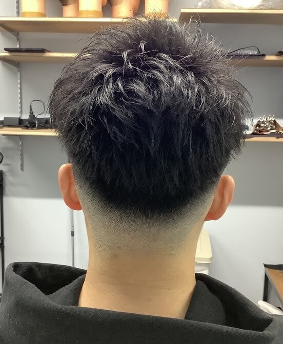 ツーブロック×アップバング3