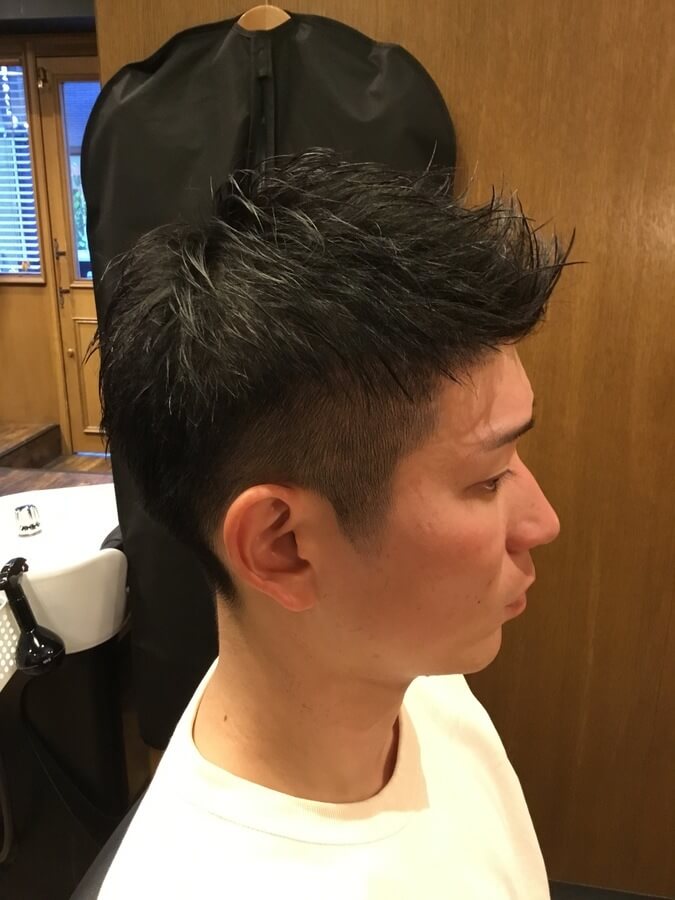 ツーブロック×ベリーショート1