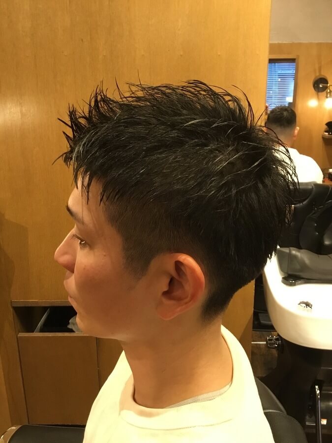 ツーブロック×ベリーショート2