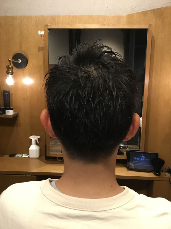 ツーブロック×ベリーショート3