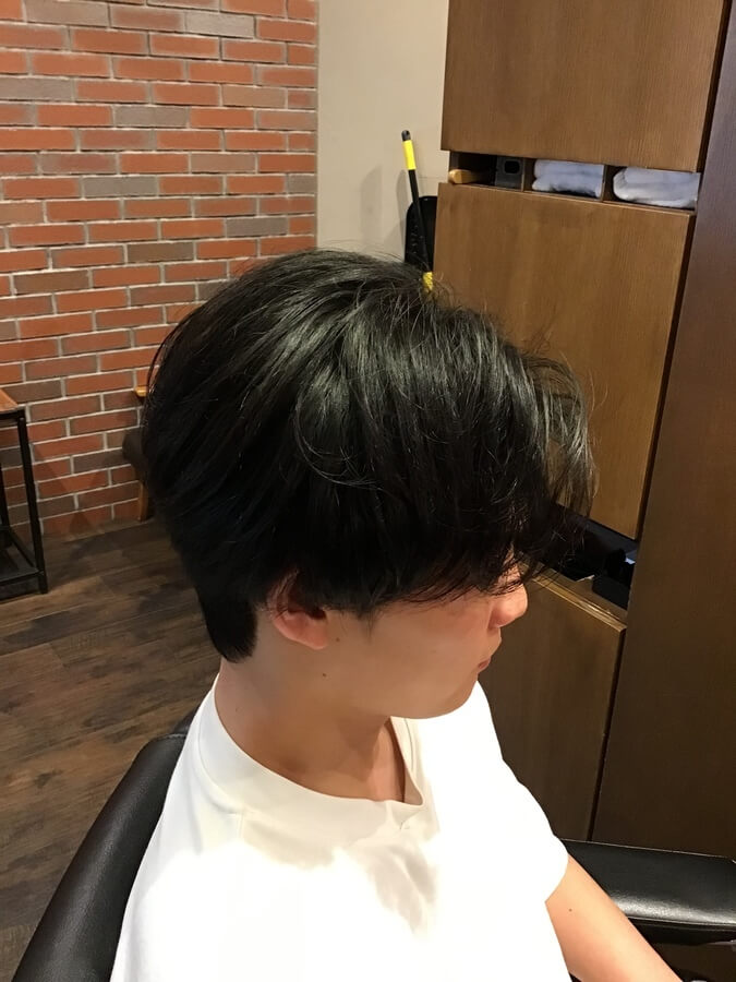 センターパート×ナチュラル1