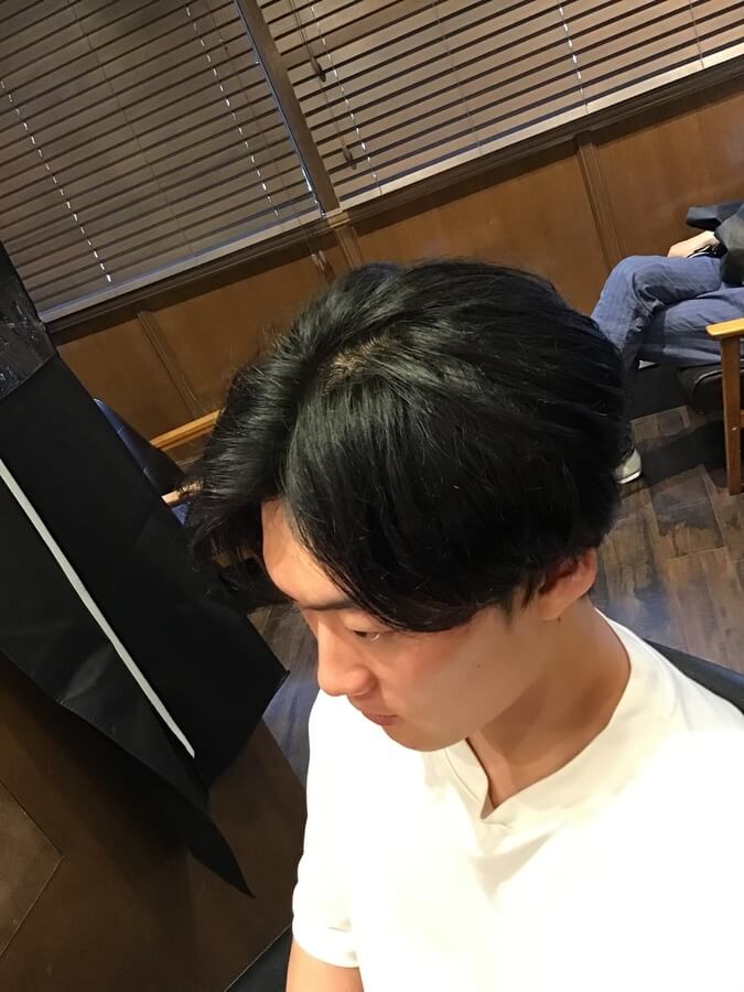 センターパート×ナチュラル2