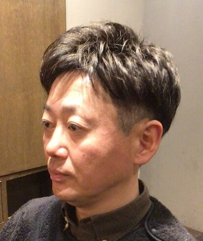 ツーブロック×グラデーション1