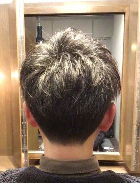 ツーブロック×グラデーション3