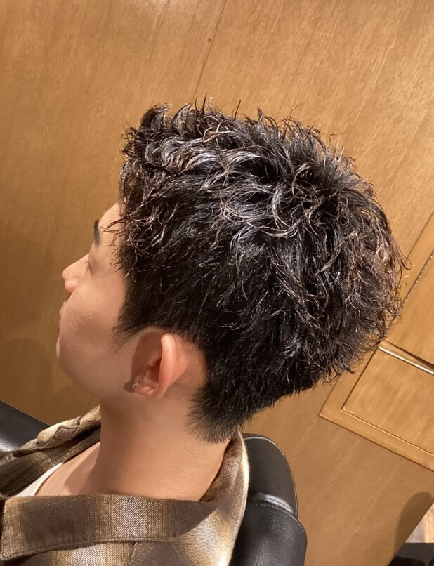 スパイキーショート×アップバング2