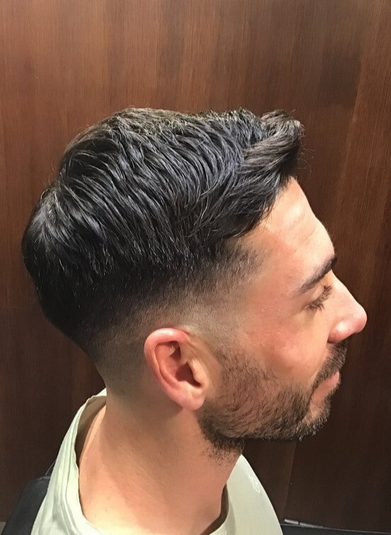 刈り上げ×アップバング2