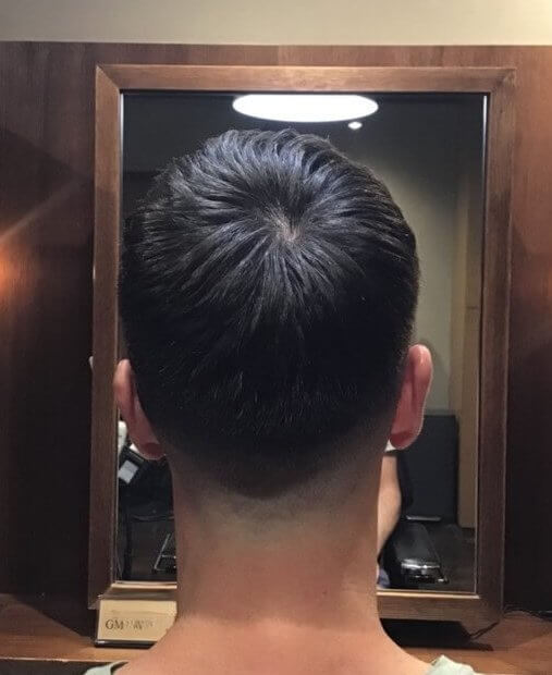 刈り上げ×アップバング3