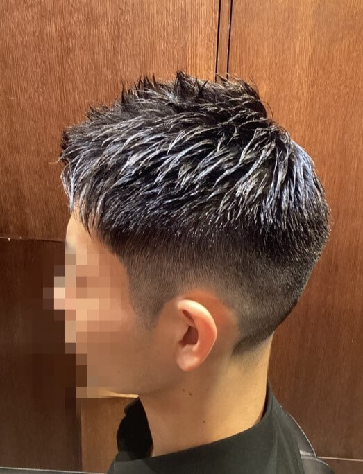 刈り上げ×無造作ヘア2